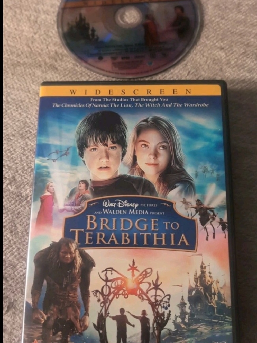 Disney Bridge to Terabithia DVD - Blue, Yellow, White